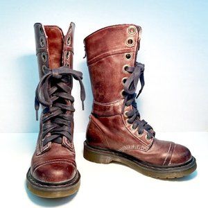 Dr. Martens Triumph 1914 Brown Mid Calf Boots